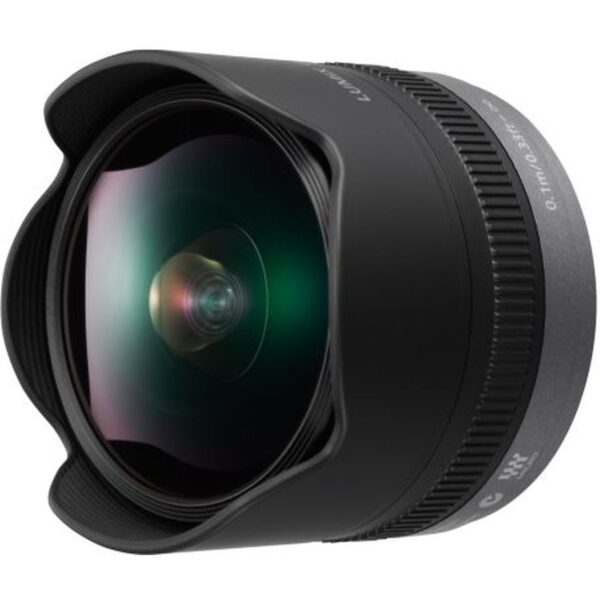 Panasonic 8mm f3.5 Lumix G Fisheye Zwart