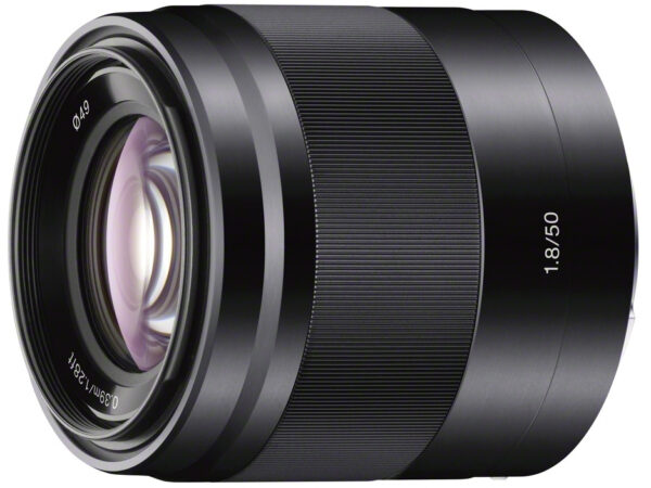 Sony SEL 50mm/F1.8 Zwart