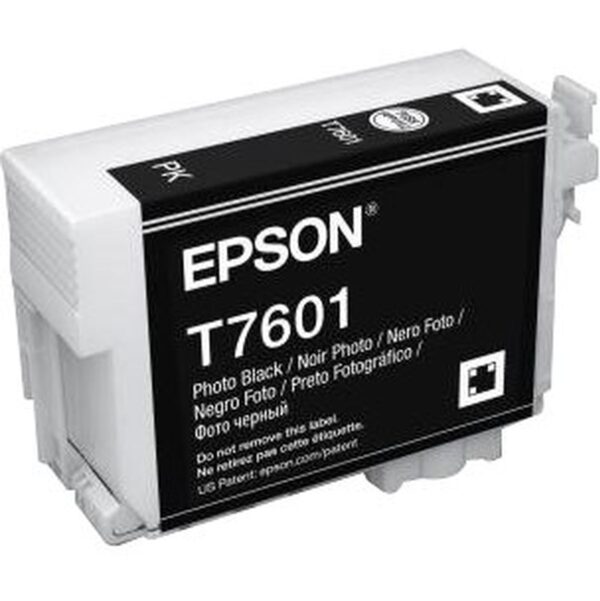 Epson Inktpatroon T7601   Foto Zwart high capacity 25,9ml