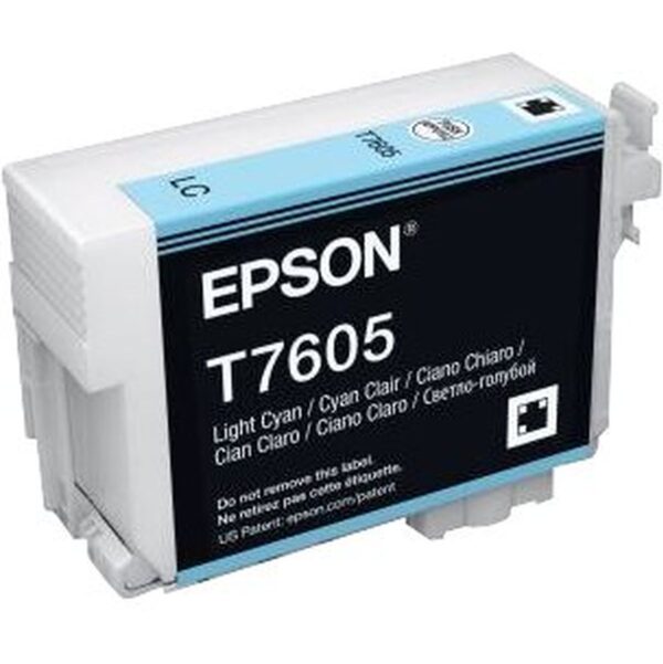 Epson Inktpatroon T7605   Cyaan high capacity clair 25,9ml