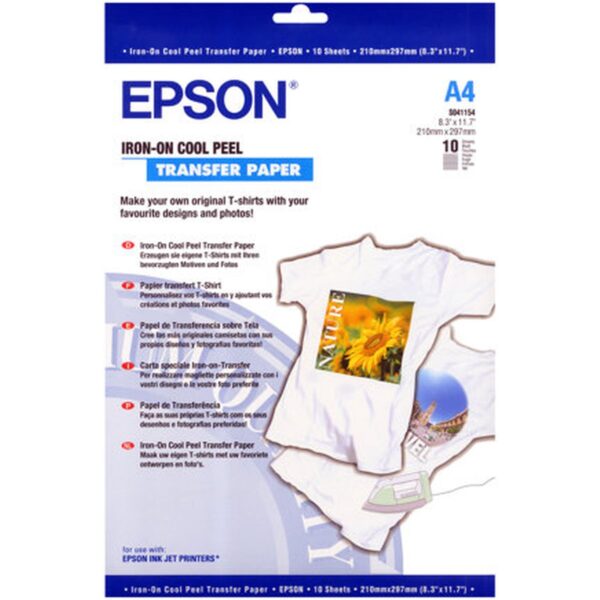 Epson S041154 Iron-on-transfer paper 120g/m2 A4 10 sheets