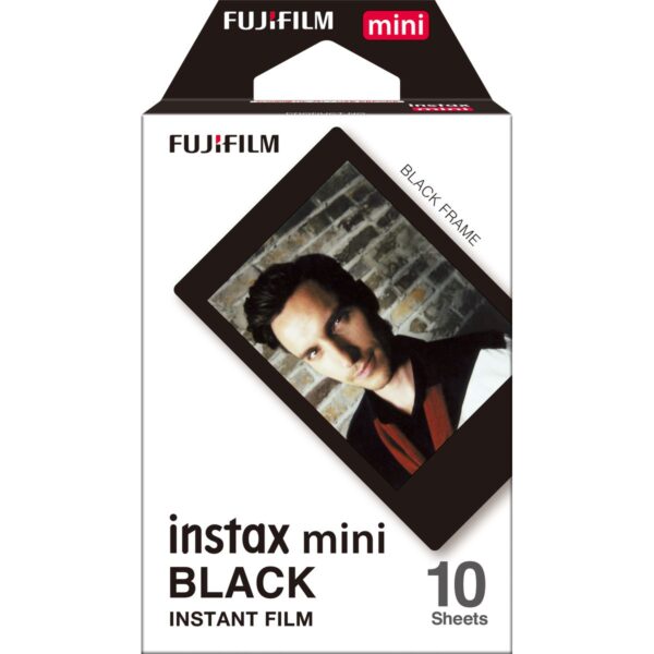 Fuji Instax Mini Colorfilm Black Frame Enkel pak