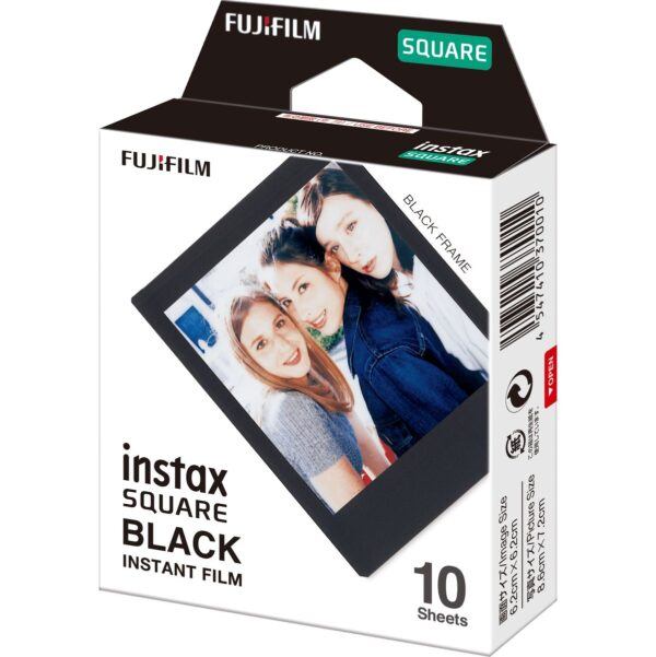 Fuji Instax Square Film Black Frame Enkelpak 10