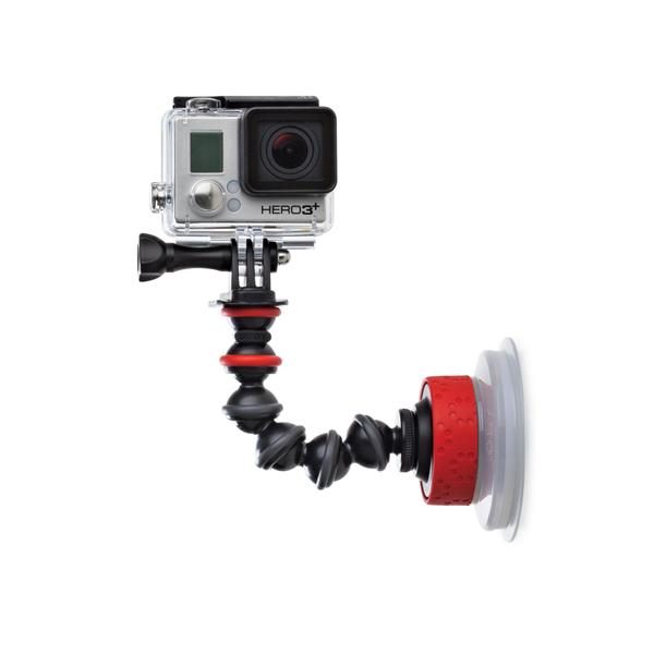 Joby Gorillapod Suction Cup & GorillaPod Arm Black/Red - Afbeelding 3