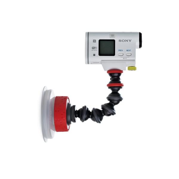 Joby Gorillapod Suction Cup & GorillaPod Arm Black/Red - Afbeelding 7