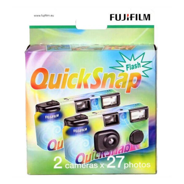 Fuji Quicksnap Flash 27 opnamen 2 Stuks - Afbeelding 2