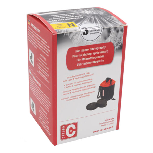 Caruba Extension Tube set Nikon Chroom (type II) - Afbeelding 3