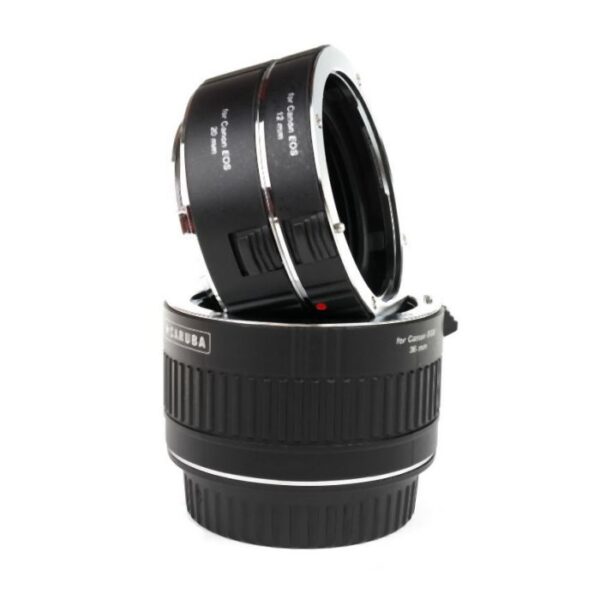 Caruba Extension Tube set Canon Chroom (type II) - Afbeelding 2