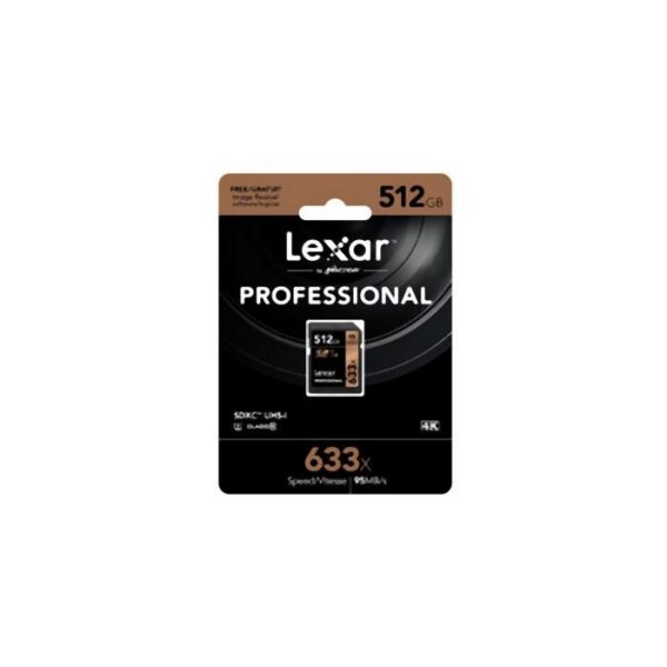 Lexar SDXC Professional UHS-I 633x 512GB - Afbeelding 2
