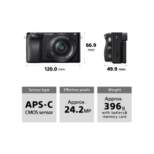 Sony A6100 Body - Afbeelding 13