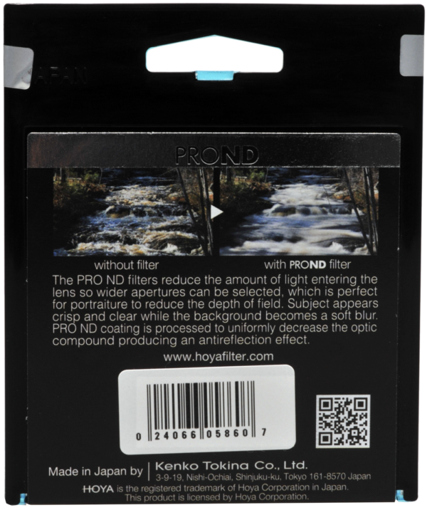 Hoya ND 64 Pro 52mm 6 stops - Afbeelding 3