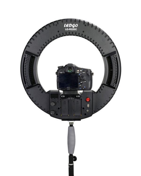Ledgo R320C Ring Light w/ Adapter (including bag) - Afbeelding 2