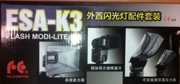 FE Speedlite Camera Flitser Strobist Set ESA-K3 - Afbeelding 4