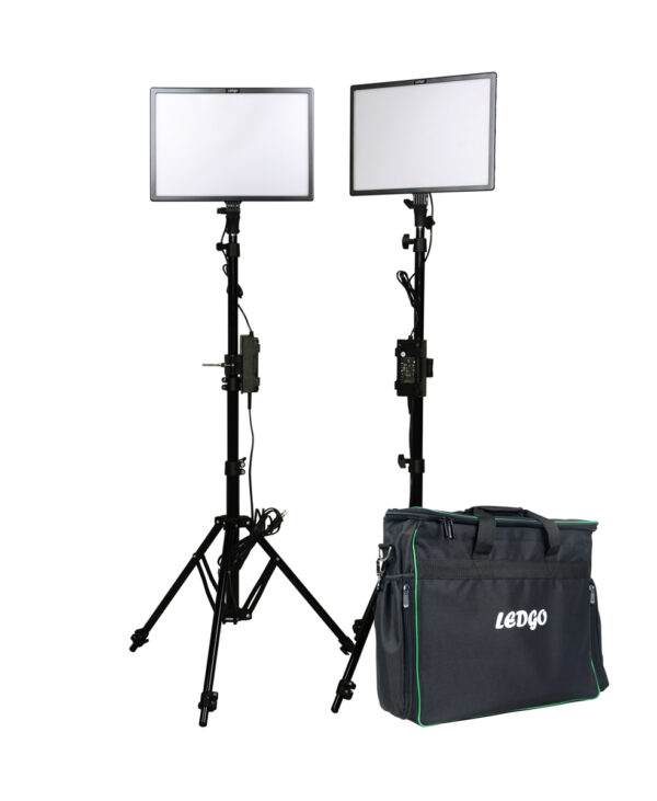 LedGo E268CII Bi-color kit w/ light stands (2 ligh/high out) 349