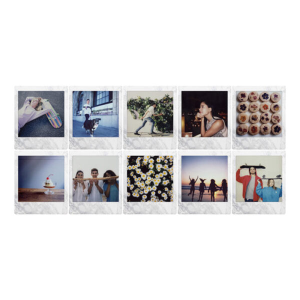 Fuji instax Square Film White Marble - Afbeelding 2
