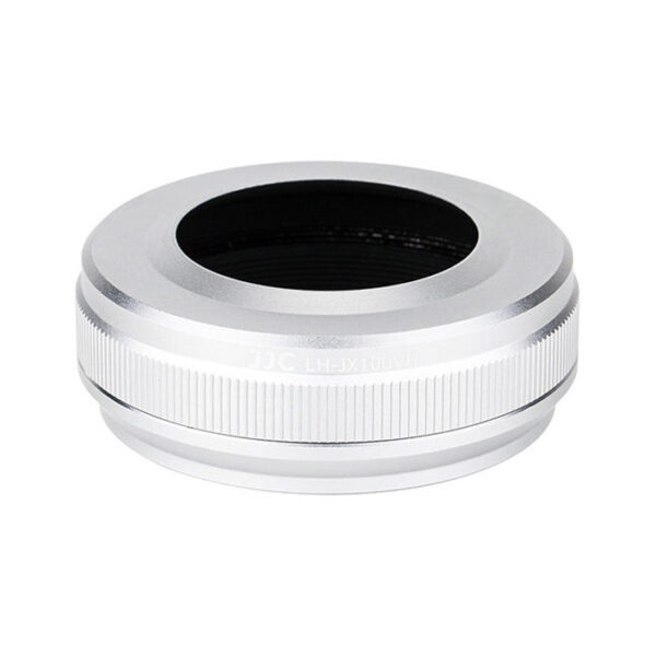 JJC LH-JX100VII Lens hood silver LH-X100 / AR-X100 adap.ring - Afbeelding 2