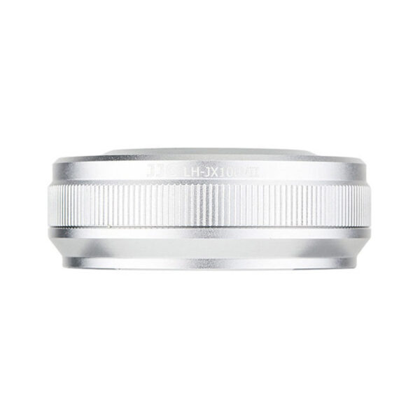 JJC LH-JX100VII Lens hood silver LH-X100 / AR-X100 adap.ring - Afbeelding 3