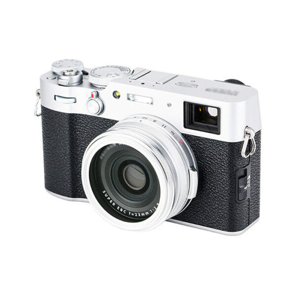 JJC LH-JX100VII Lens hood silver LH-X100 / AR-X100 adap.ring - Afbeelding 5