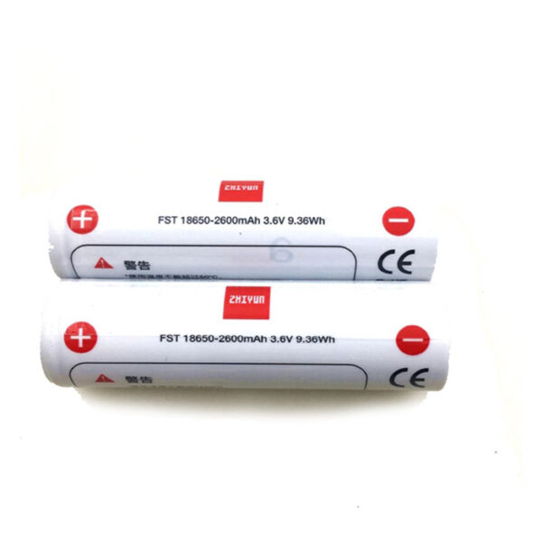 Zhiyun 2600mAh 2-pak 18650 Batterij - Afbeelding 2