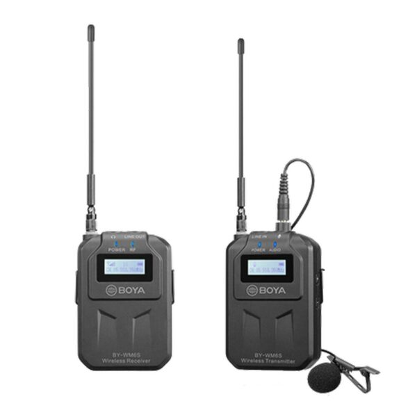 Boya UHF Duo Lavalier Microfoon Draadloos BY-WM6S