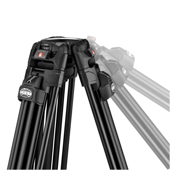 Manfrotto 504X & Alu Fast Twin Tripod - Afbeelding 9