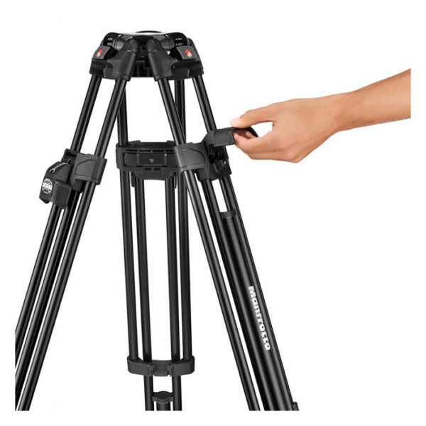 Manfrotto 504X & Alu Fast Twin Tripod - Afbeelding 11