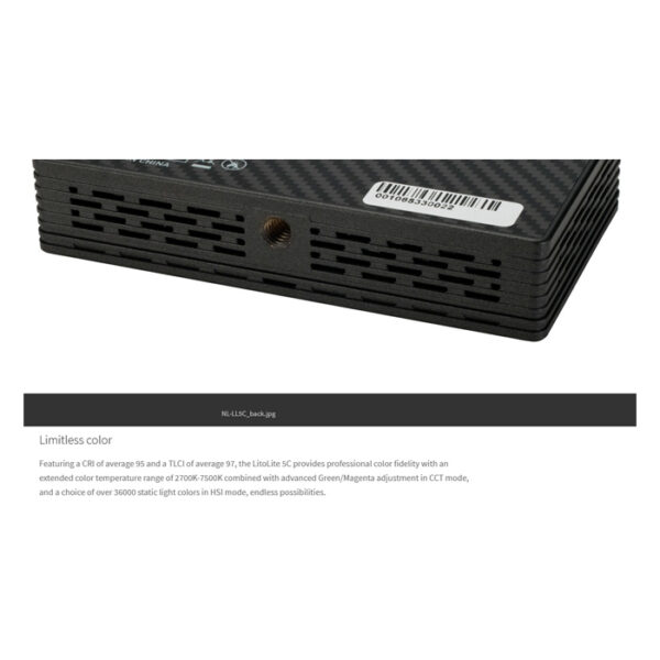 Nanlite LitoLite 5C (w/ battery) - Afbeelding 8