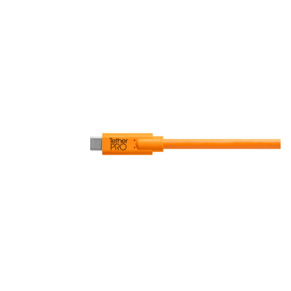 Tether Tools USB-C to 2.0 Micro- B 5-Pin 4,60m orange - Afbeelding 3