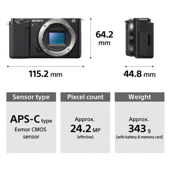 Sony DSC-ZV E10 vlogcamera Body - Afbeelding 13