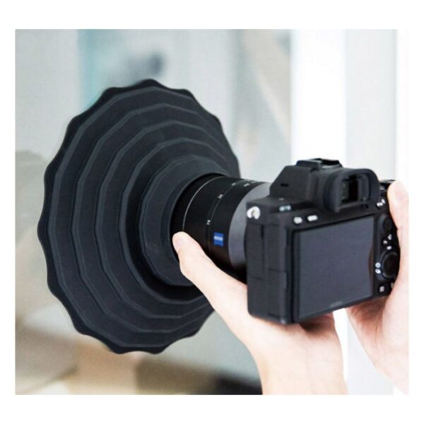 JJC LH-ARS Universele Zonnekap 53-72mm - Silicone - Afbeelding 3