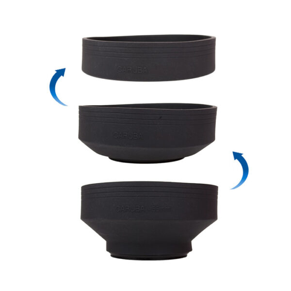 Caruba Zonnekap Rubber 3-in-1 43mm - Afbeelding 2