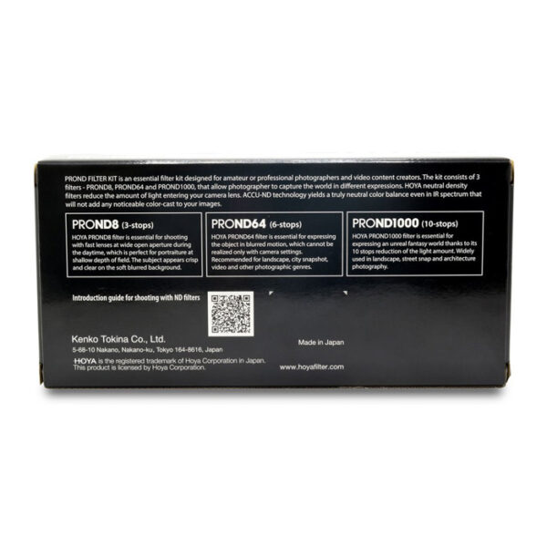 Hoya 77.0MM.PRO ND FILTER KIT 8/64/1000 filterkit - Afbeelding 4