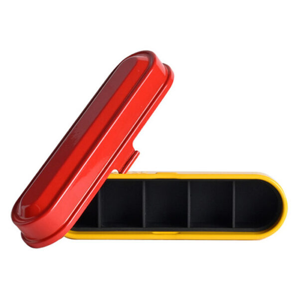 Kodak Film Steel Case Yellow with Red lid - Afbeelding 4