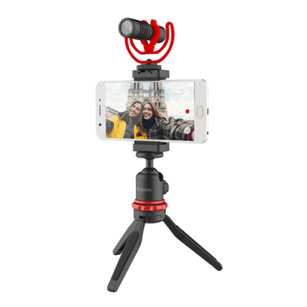 Boya BY-VG330 Vlogging Kit w/ BY-MM1 And Smartphone Holder - Afbeelding 2