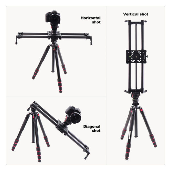 Konova P1 120cm Carbon Camera Slider (w/ KMS-S2) - Afbeelding 4