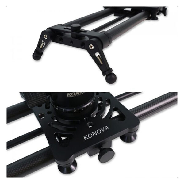Konova P1 120cm Carbon Camera Slider (w/ KMS-S2) - Afbeelding 19