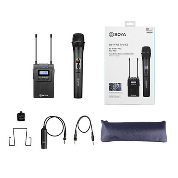Boya Uhf Dual Lavalier Microphone Wireless BY-WM8 PRO-K3 - Afbeelding 6