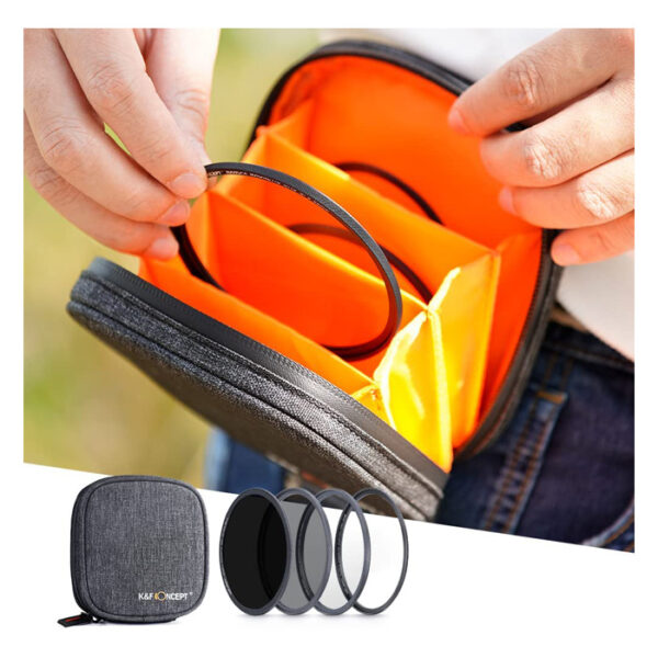 K&F Concept Magnetic Lensfilter-Kit CPL-ND-UV 77 mm - Afbeelding 6