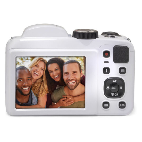 Kodak Pixpro AZ255 White 25X Zoom Camera - Afbeelding 3