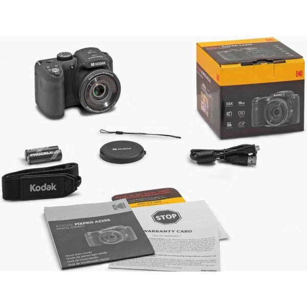 Kodak Pixpro AZ255 Black 25X Zoom Camera - Afbeelding 5