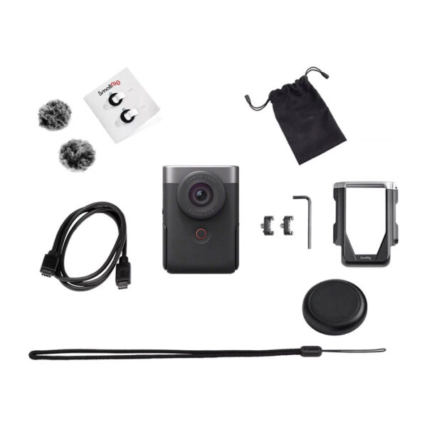 Canon Powershot V10 Silver Advanced Vlogging Kit - Afbeelding 2