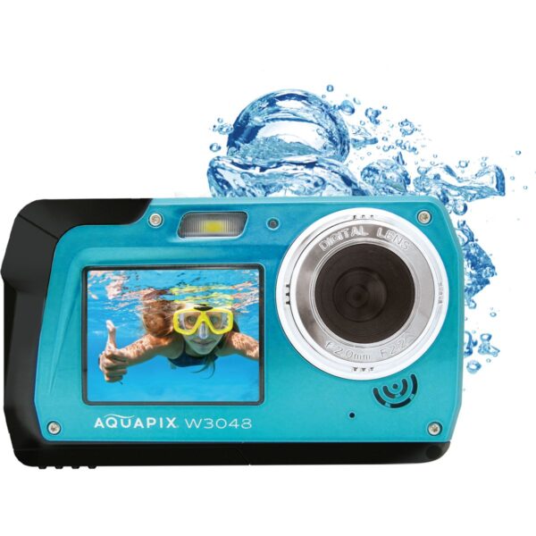 Aquapix W3048 onderwatercamera blauw - Afbeelding 2