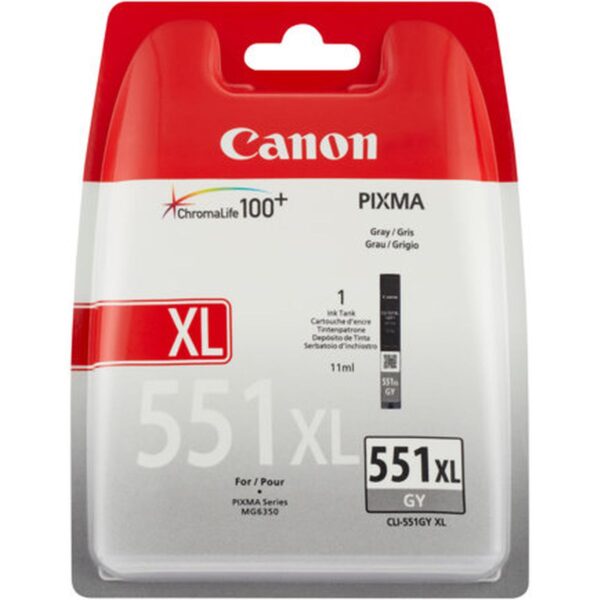 Canon CLI-551XLGY inktcartridge grijs high capacity 3.350 pa - Afbeelding 3