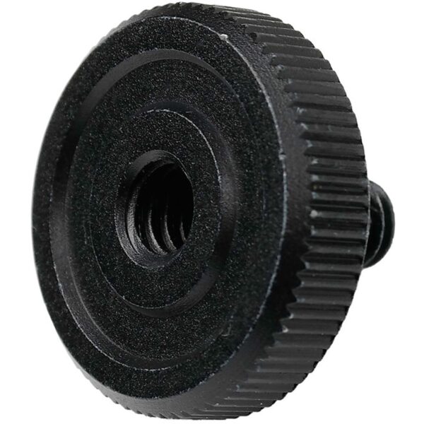 Caruba adapterschroef 1/4 inch M - 1/4 inch F met metalen grip - zwart - Afbeelding 4