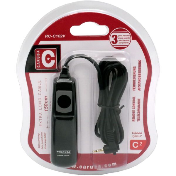 Caruba Remote Canon Type 2 1.5m (Canon RS 60E3/Pen.cs 205) - Afbeelding 4