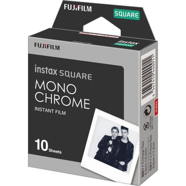 Fuji Instax Square Film Monochrome Enkelpak Zwart Wit - Afbeelding 6