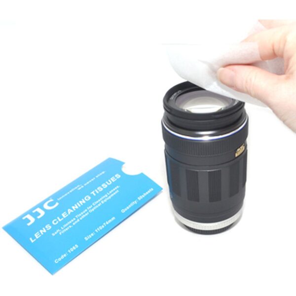 JJC CL-T2 Lens Cleaning Tissue 50 sheets of tissue/Poly Bag - Afbeelding 4