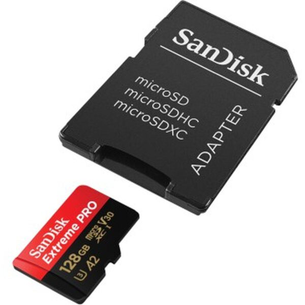 SanDisk Extreme Pro MicroSDXC 128GB 200-90 MB/s+SD Adapter A - Afbeelding 4