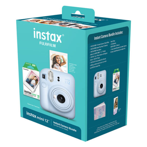 Fuji Instax Mini 12 Pastel Blue Peak Bundel 2023 - Afbeelding 3