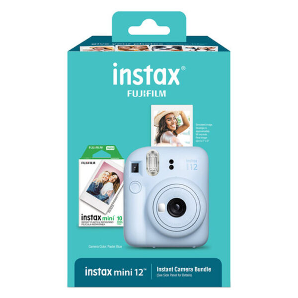 Fuji Instax Mini 12 Pastel Blue Peak Bundel 2023 - Afbeelding 2